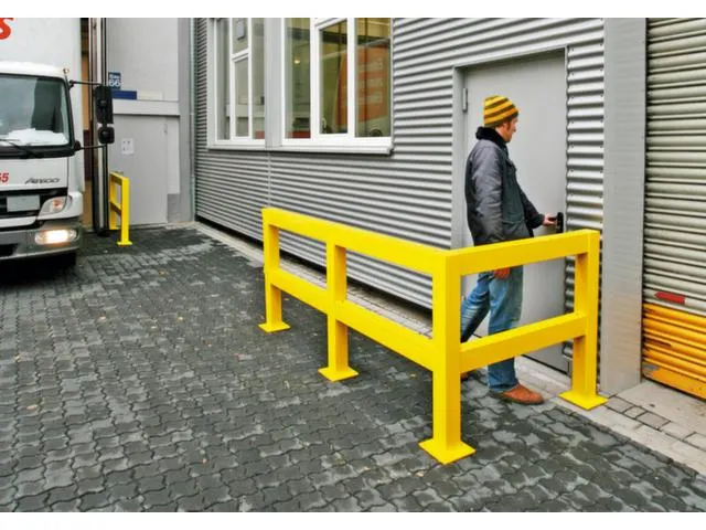 Dwarsbalk Voor Beschermheksysteem Binnenshuis 120x80mm L 2000mm Geel