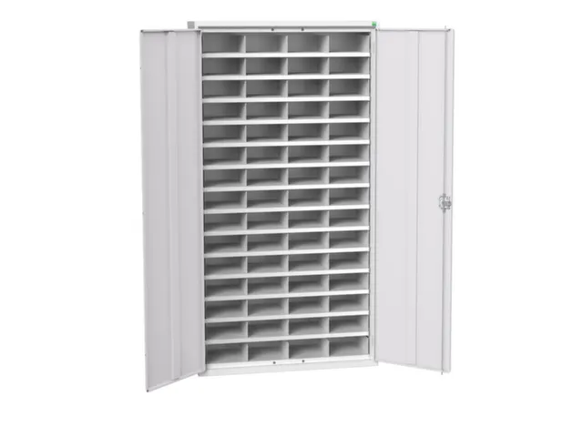 post-/sorteerkast 2000x1050x350mm 4x15vakken RAL7035