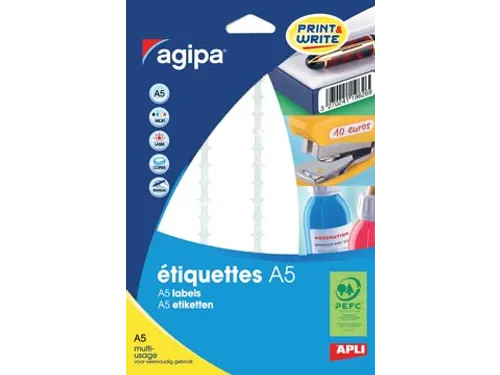 witte etiketten Print & Write 56 x 34 mm