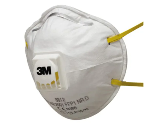 3M 8812 stofmasker FFP1 NR D met uitademventiel