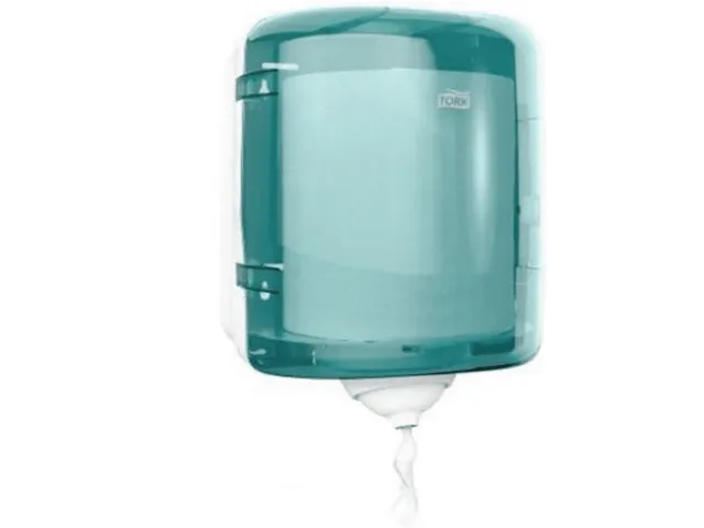 Reflex Vel-voor-Vel Centerfeed Dispenser Wit/Turquoise Kunststof M4