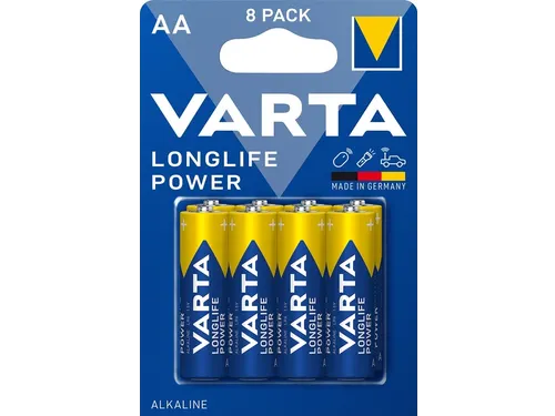 Batterij VARTA Longlife Power 8x AA