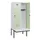 locker met bank,HxBxD 1950x800x815mm,2vak,vak B 400mm,draaigrendel
