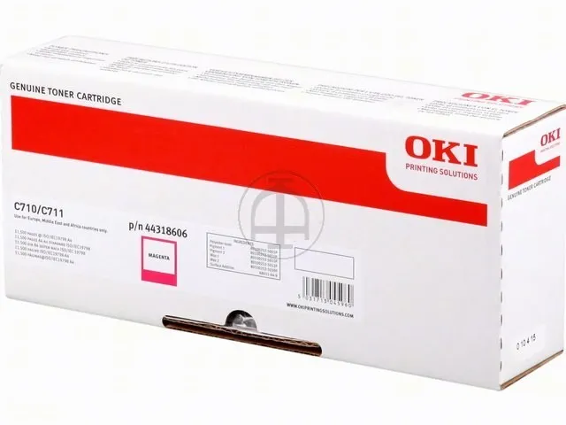 Tonercartridge Oki 44318606 C710 Magenta