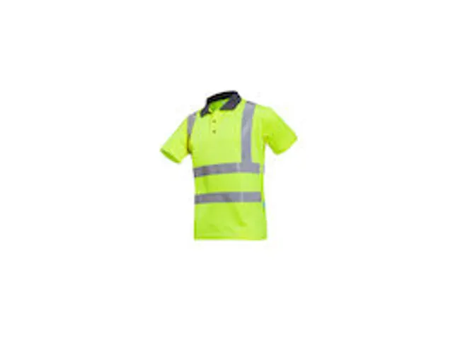 Poloshirt Popola Fluorgeel, Maat EEL