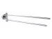 Handdoekhouder Tesa Smooz 40317 Chroom zelfklevend met 2 armen