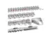 Haken Voor Geperforeerde Platen Assortiment 28-Delig Aluminium-Kleurig