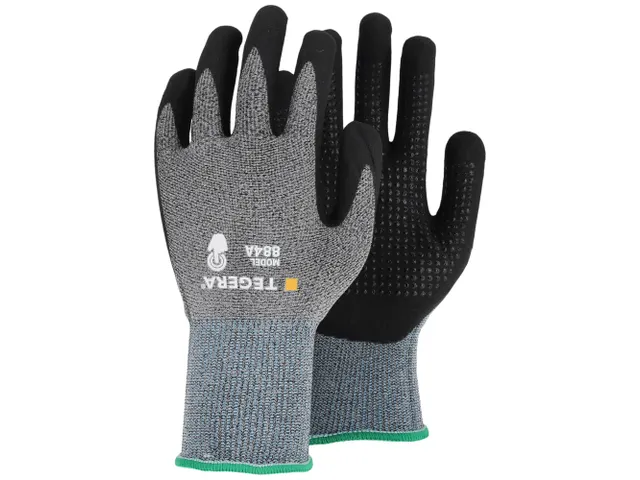 Tegera 884A hittebestendige handschoenen, zwart/grijs, maat 11, per 12