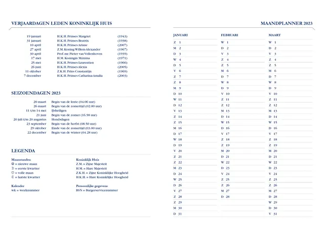 Agenda 2027 Ryam Weekplan Plus Mundior groot letter 7dagen/2pagina's a