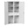 universele kast,HxBxD 2000x1050x550mm,4xStalen bodem,4lade(n)