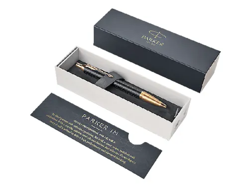 Balpen Parker IM Premium Black GT Medium Blauwe inkt