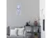 Wandklok Nextime 20x50cm glas Frosted/Mirror Dali