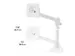 Bras 1 écran Ergotron NX Blanc