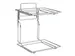 Buffetmanden frame 2x 1/2 GN