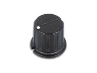 Knop (zwart Met Witte Punt 24.5mm/6mm)