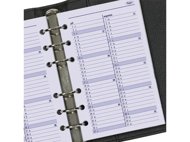 Agendavulling 2027 Kalpa Senior 1dag/1pagina