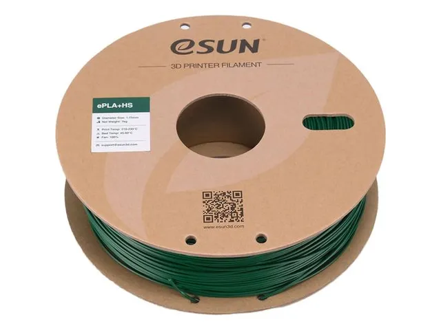 eSUN 3D printer Filament ePLA+HS 1,75mm Dennen Groen 1kg