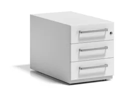 mobiel ladeblok,HxBxD 495x420x775mm,3lade(n),m. beugelgreep,cil.-slot
