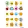 Sticker Etiket Herma 3668 Gekke Zonnen Puffy 20 stuks