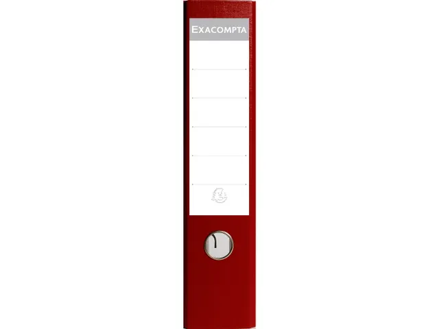 Ordner karton/PP A4 75mm bordeaux