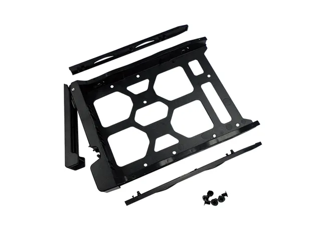 QNAP TRAY-35-NK-BLK001, 8,89 cm (3.5 inch), Zwart, 2.5/3.5 inch, 140 m