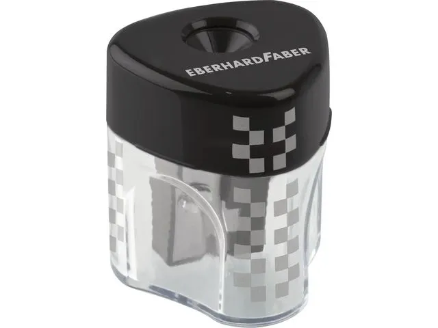 Taille-crayon Eberhard Faber Mini Winner 1 trou avec bac récupérateu