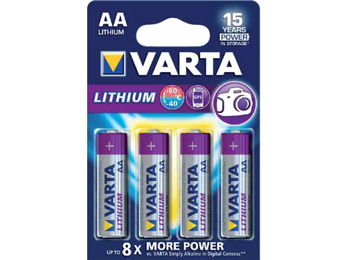 Batterij Varta Ultra Lithium 4x AA