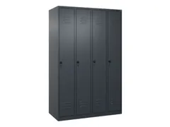 locker,HxBxD 1850x1200x500mm,4vak,vak B 300mm,draaigrendel