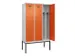 locker voor scheiding van kleding,HxBxD 2120x1200x500mm,3vak