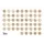 Mini Woodies refill set met 250 ministempel