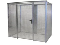 Gasflessendepot Staal/gaas Hxbxd 2060x2400x1500mm Voor 60 Gasflessen