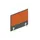 baliepaneel v. bureau aanbouw links MS-donkergrijs BN3012-oranje 600mm