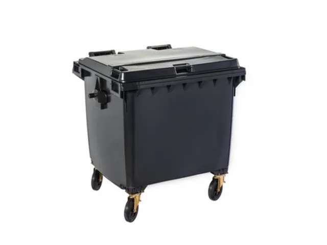 Contivia 4,vuilnisbak 4wielen 1100 L grijs