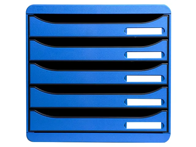 Exacompta Ladenblok Big-Box Plus Classic Ijsblauw 5 Laden A4