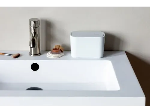 Mindset Badkamer afvalbakje 1.28 Liter Wit