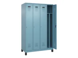 locker voor scheiding van kleding,HxBxD 1950x1200x500mm,4vak
