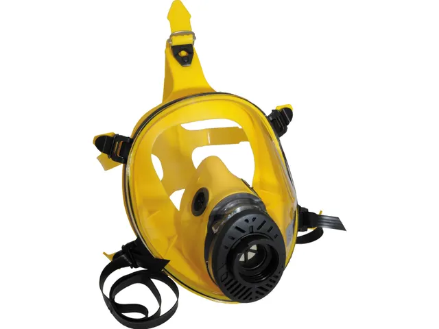 Masque intégral en silicone jaune Spasciani TR 2002 CL3 Taille unique