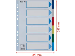 Esselte Tabbladen 6 Tabs - 2