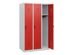 schoollocker,HxBxD 1530x900x500mm,3vak,vak B 300mm,draaigrendel