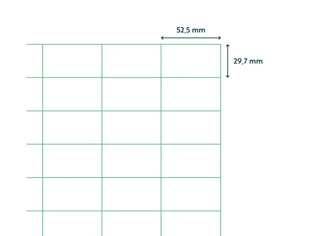 Etiket Rillstab 52.5x29.7mm Wit