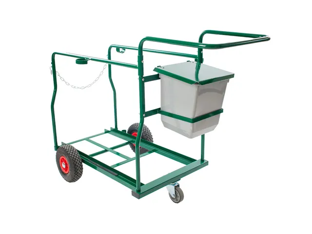 Containerkar voor 2x 120 Liter Container Groen