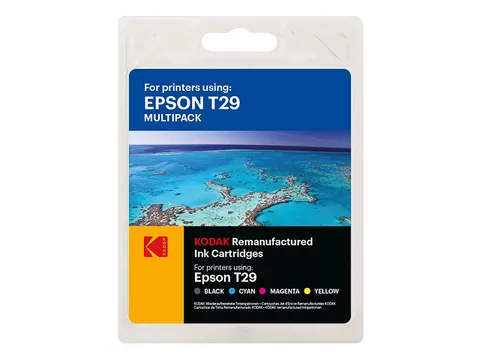 Kodak Epson T2986 XP inkt CMYK Rebuilt set van 4