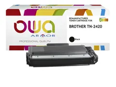 Toner OWA alternatief tbv Brother TN-2420BK zwart