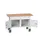 werkbank,HxBxD 830x1250x600mm,multiplexblad,uitrusting: 2laden,2kasten