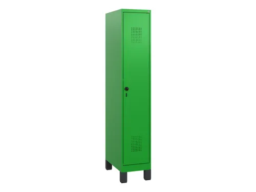 schoollocker,HxBxD 1630x300x500mm,1vak,vak B 300mm,draaigrendel,voeten