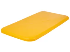 Deksel Voor Verrijdbare Rechthoekige Bak 450 Liter Geel