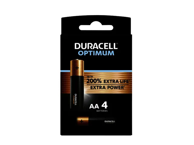 Batterij Duracell Optimum 4xAA 1.5V Alkaline