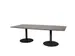 Table De Réunion Linesto Hauteur Fixe 240x120cm Chêne Logan - Noir