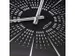 Stille wandklok - 40cm- Zwart - Metaal -NeXtime "Excentric"