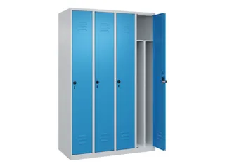 locker voor scheiding van kleding,HxBxD 1850x1200x500mm,4vak - 2